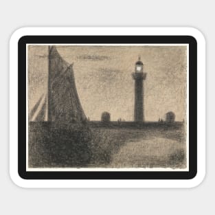 The Lighthouse at Honfleur Sticker